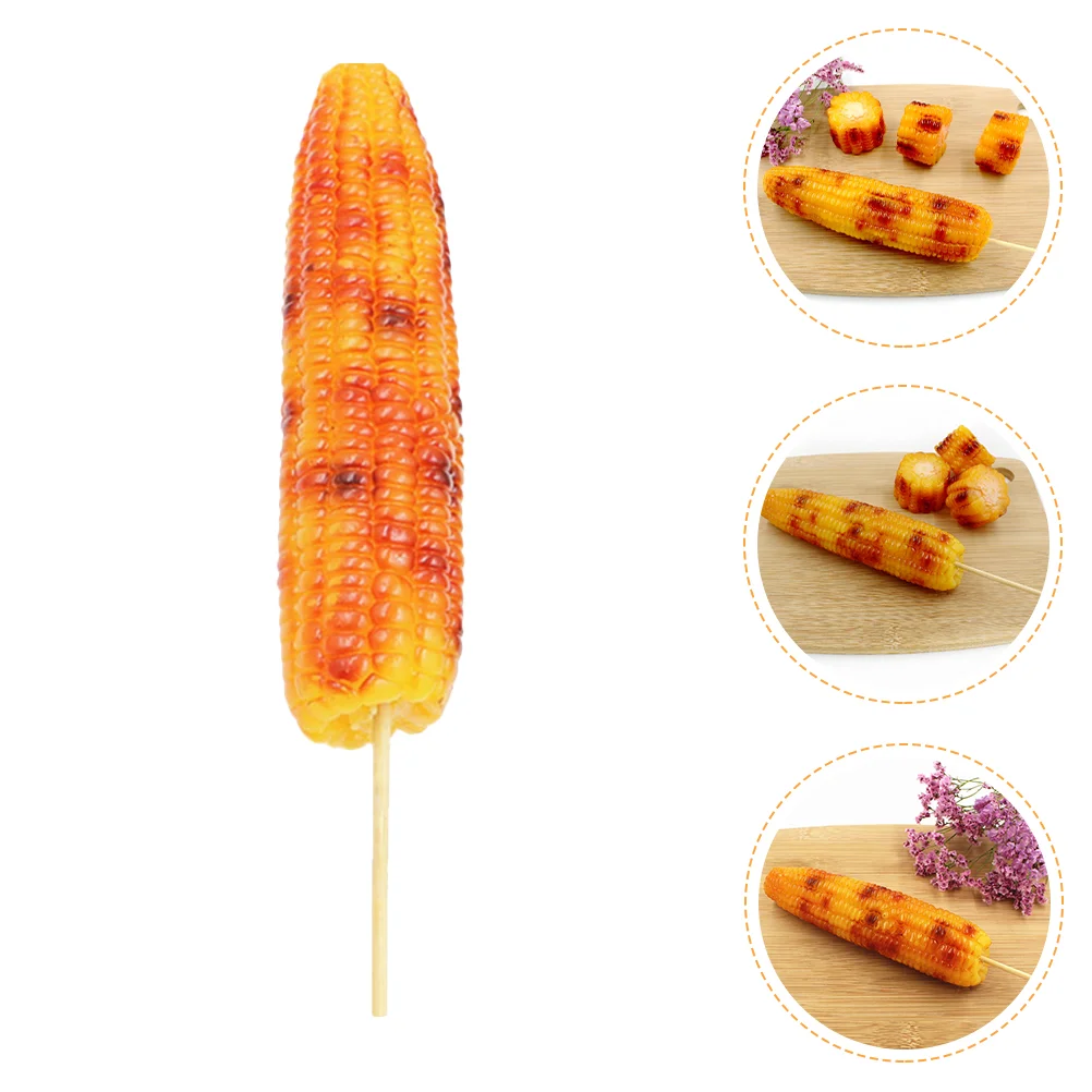 

Decorative Grilled Corn Model Imitation Corn Photo Prop Children Educational Plaything