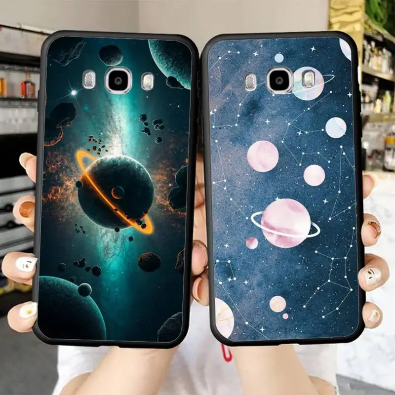 

Planets Space Phone Case for Samsung J 2 3 4 5 6 7 8 prime plus 2018 2017 2016 core