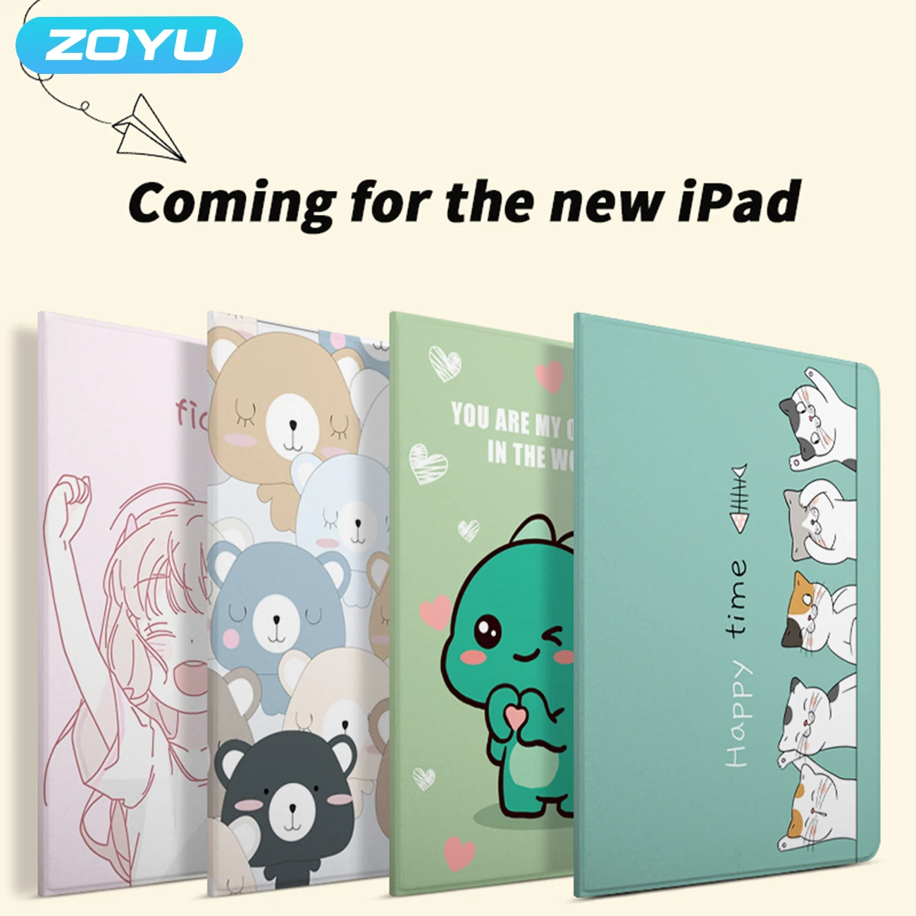 

Чехол ZOYU для iPad 2, 3, 4, силиконовый мягкий чехол-книжка с подставкой с автоматическим спящим режимом/пробуждением, умный чехол из искусственн...