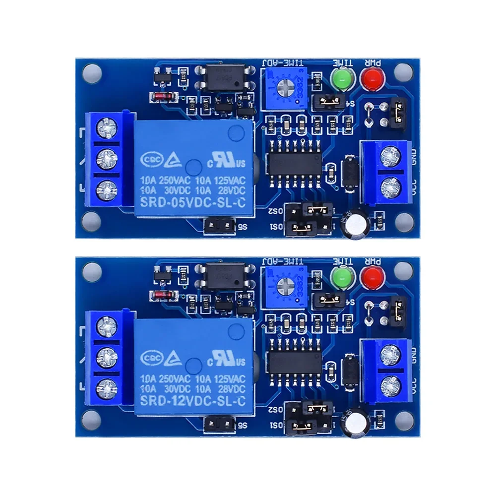 Нормально открытый срабатывающий выключатель с задержкой постоянного тока 5 В 9 12