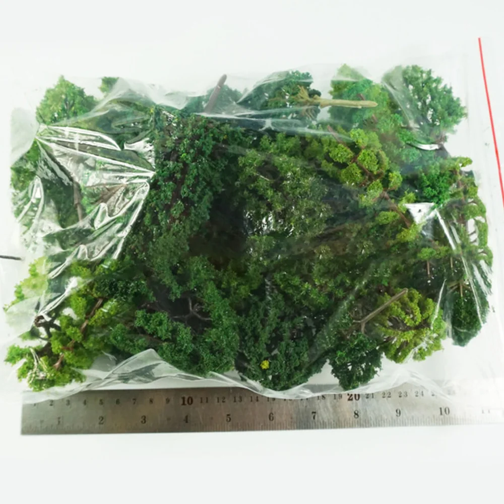 

30PCS Mixed Green Tree Material DIY Handmade Crafts Sand Table Model Outdoor Landscape Decoration Accessories