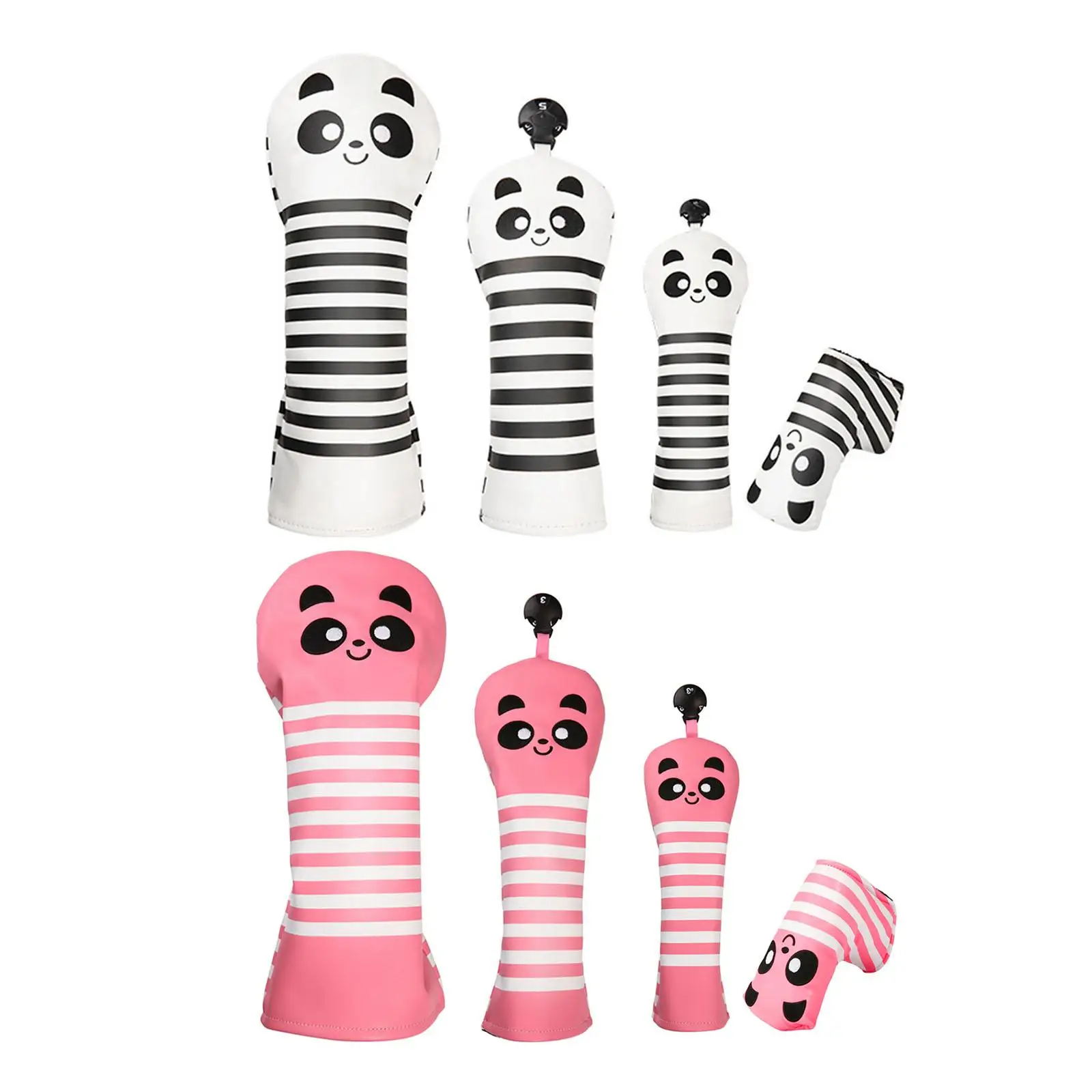 

1PC with Djustable Dial Universal Cartoon Style Protector Golf Cover Golf Head Cover Wood Fairway Fairway Woods Driver