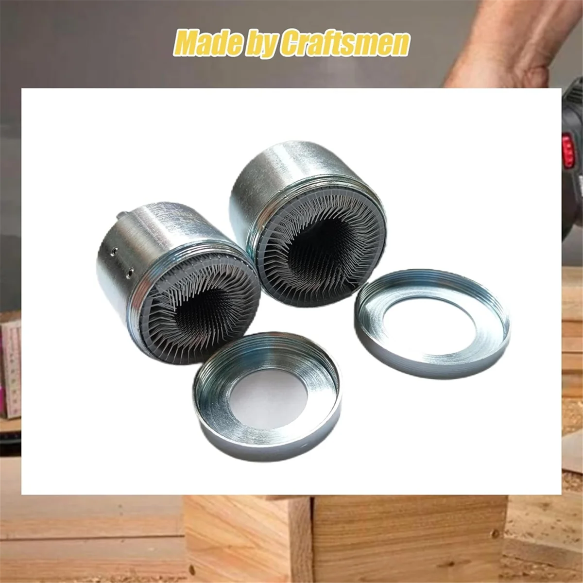 Щетка для чистки медных труб 2 шт. цельнометаллическая щетка HVAC силовой дрели