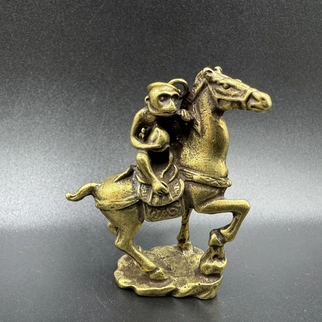 Китайская латунь немедленно-печать маленькие украшения обезьяна по знаку