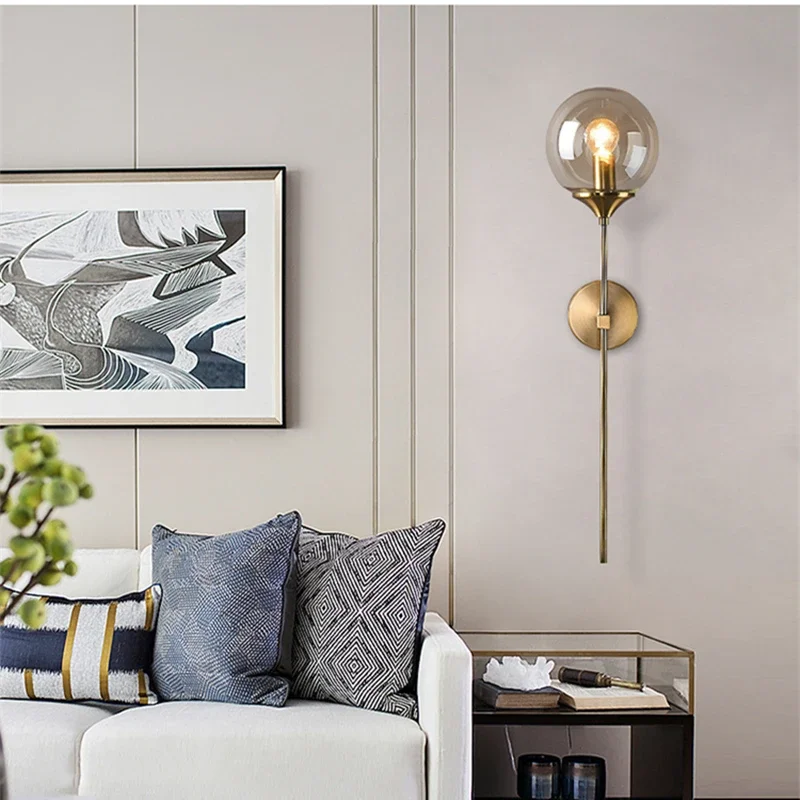 Настенный светильник в скандинавском стиле современные светодиодные Настенные