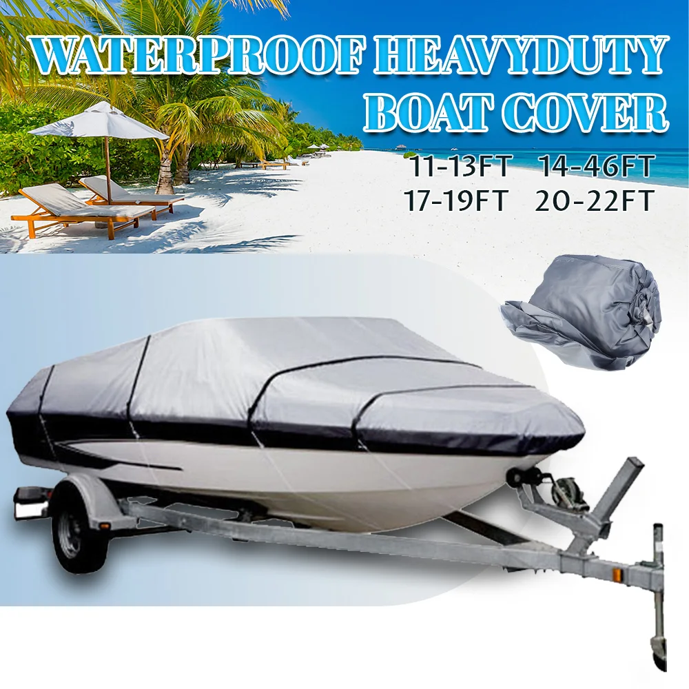 Чехол для лодки и яхты 210D водонепроницаемый навес от солнца тяжелых условий