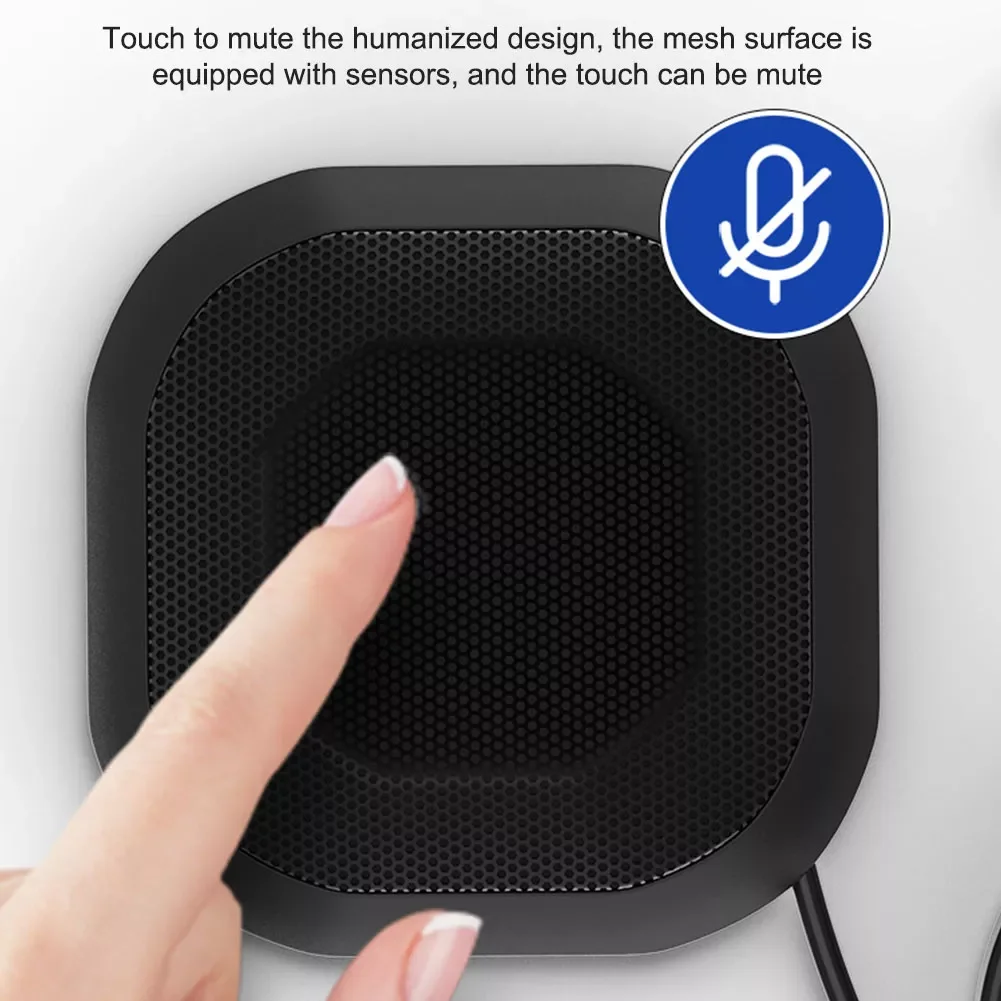 

Wired Plug And Play Live Streaming Professional Desktop Game Portable For PC Stable Anti-noise Home Office Conference Microphone