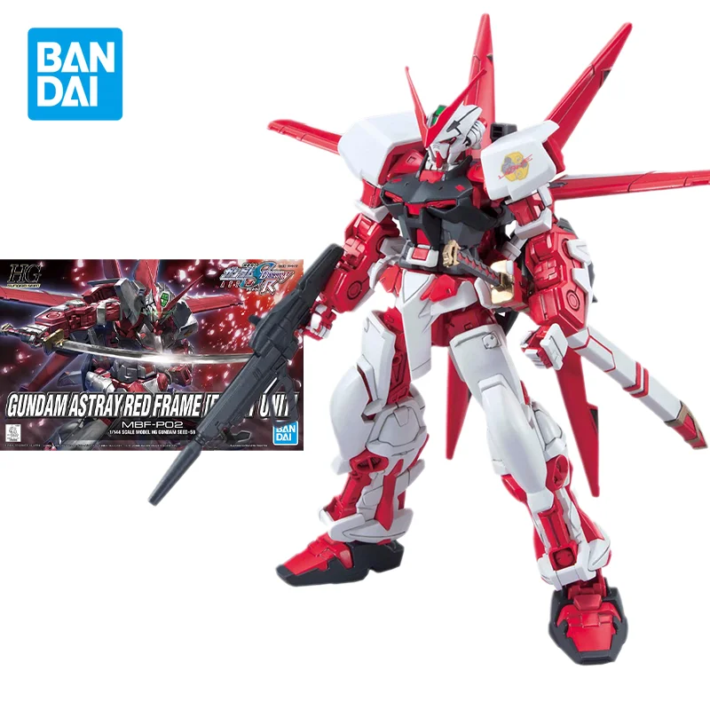 

Bandai Original Gundam Model Kit Anime Figure HG 1/144 MBF-P02 GUNDAM ASTRAY RED FRAME Action Figures Dolls Toys Gifts for Kids