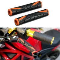 2pcsset motorcycle handlebar cover protector motorcycle bike rubber soft handle bar anti slip brake lever grips handlebar cover