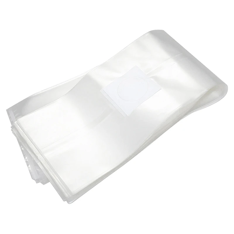 

50Pcs Mushroom Growing Bag Spawn Bags Thick 8 Mil Bags 12.6 x 20 Inch 0.2 Micrometre Filter Breathable Autoclavable Bags
