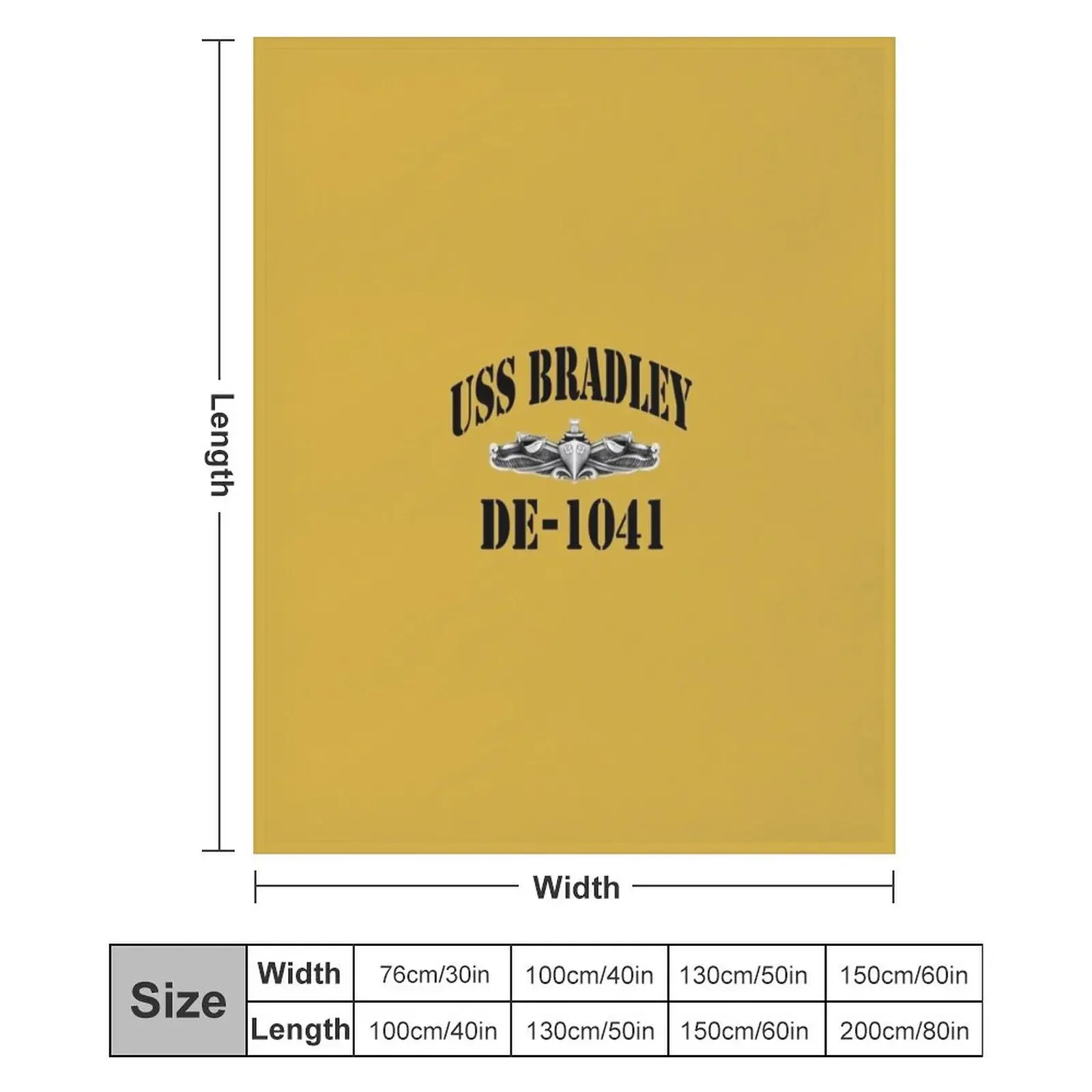 USS BRADLEY (DE-1041) КОРАБЛЬНЫЙ МАГАЗИН Декоративное одеяло Одиночные одеяла