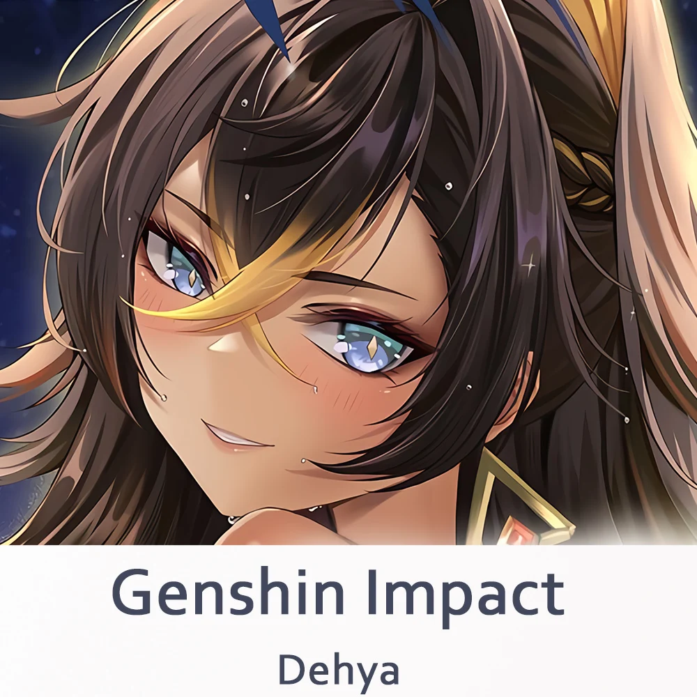Аниме Dakimakura Genshin Impact Dehya наволочка для всего тела отаку игровой чехол подушки