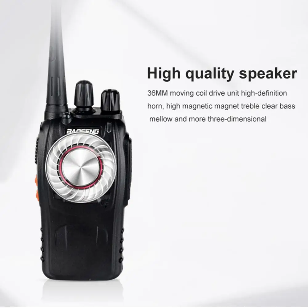 New BF-888S 5km Range Wireless Walkie-talkie UHF Talkie Handheld Two-way Ham Radio 400 - 470MHZ