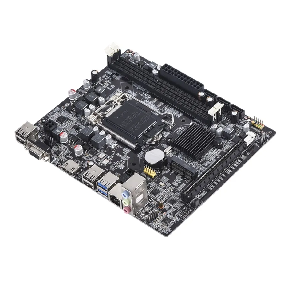 Материнская плата H61 LGA 1155 DDR3 с двумя каналами памяти объемом до 16 Гб для процессоров Intel LGA1155 Core I3 I5 I7 Xeon компьютерной платформы.