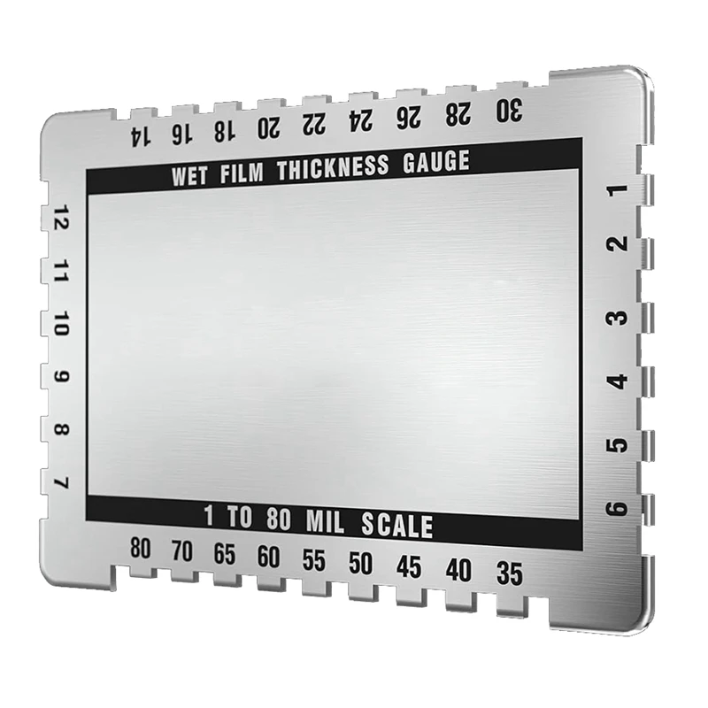 Прецизионный измеритель толщины мокрой пленки из алюминия стиль расчески