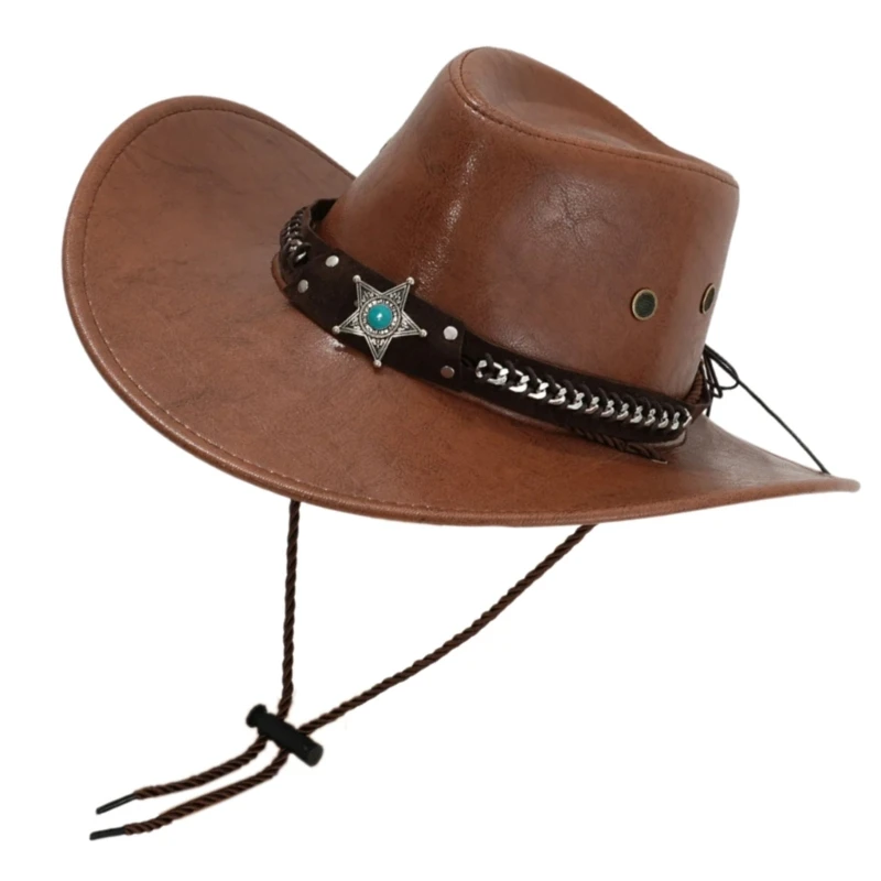Западные ковбойские шляпы с широкими полями шляпа-федора подарок для бойфренда