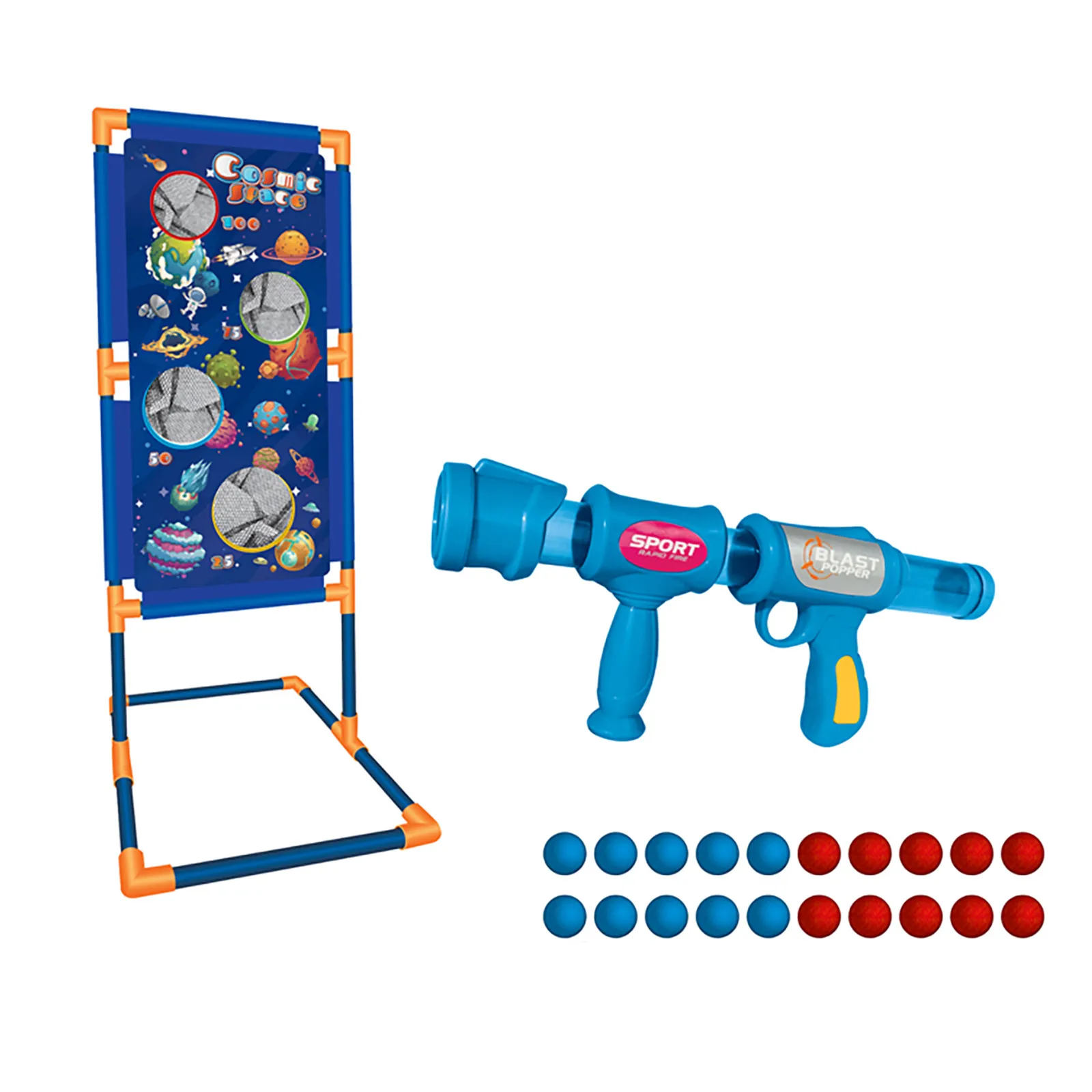 

Air Powered Soft Bullet- Target Children's Competitive Outdoor- Model Boy Toy Game Interactive Shooting Target Fitness Ball