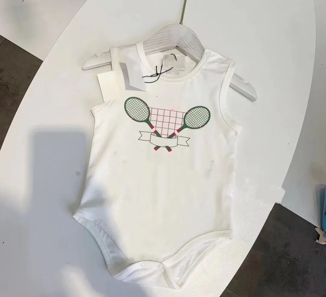 

2022 Newborn Romper printed letter printed Toddler Baby Kids Clothes 59 66 73 80 90CM