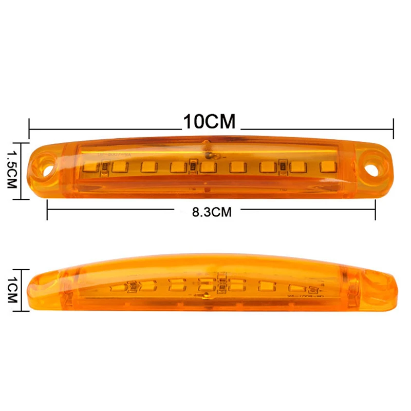 

12v24v wide voltage 9LED truck side lamp signal lamp width indicator