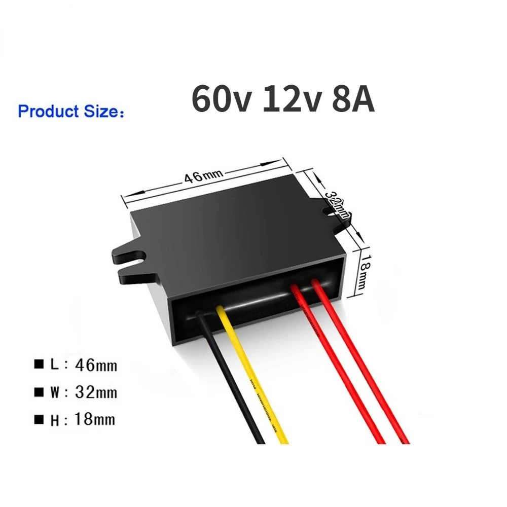 

dc converter 60v 12v 8A 96W dc step down converter for car/truck