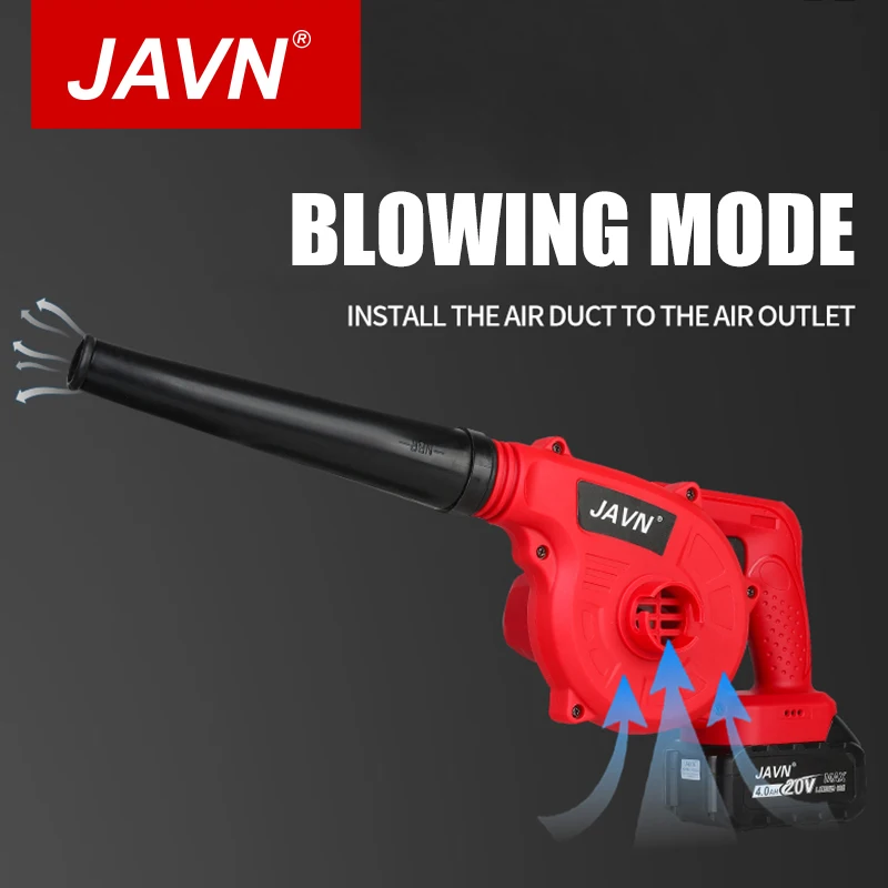 

JAVN 20V Garden Cordless Blower Vacuum Clean Air Blower for Dust Blowing Dust Computer Collector Hand Operat Power Tool