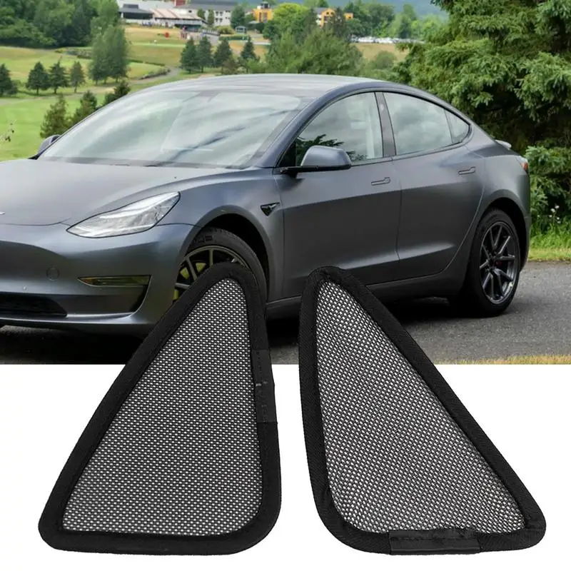 

2 шт., нейлоновая Солнцезащитная сетка для заднего стекла автомобиля