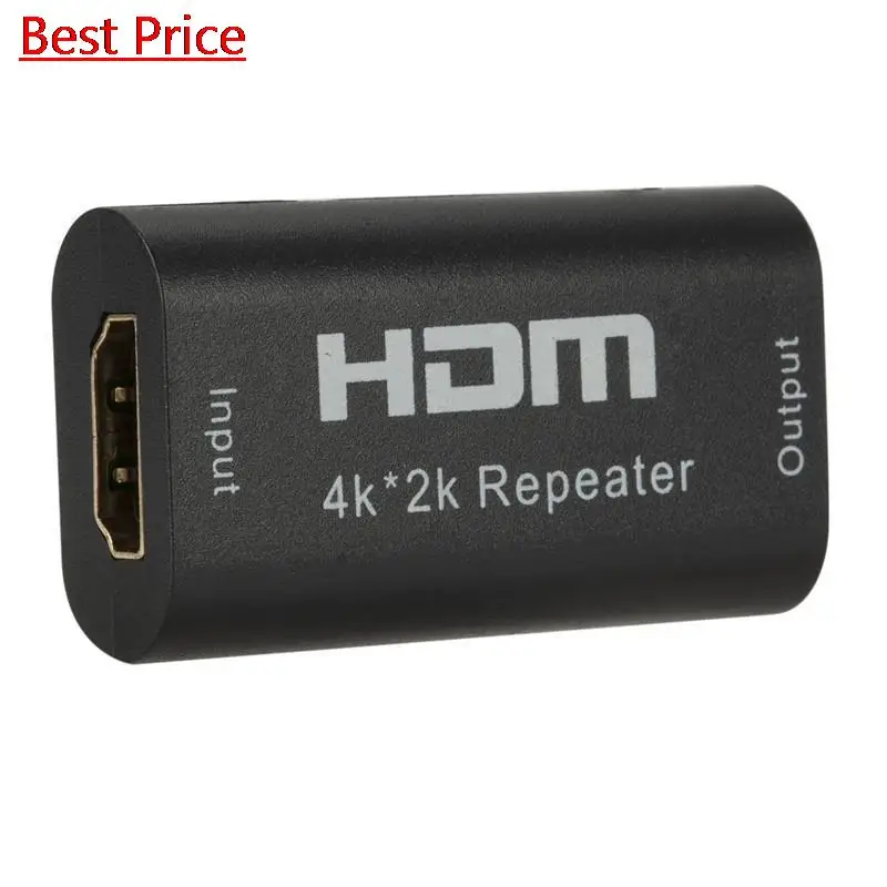 

Dhl 100 шт. мини 4K * 2K HDMI удлинитель репитер 3D HDMI адаптер Усилитель сигнала Усилитель 4,95 Гбит/с превышение сигнала HDTV HDMI удлинитель