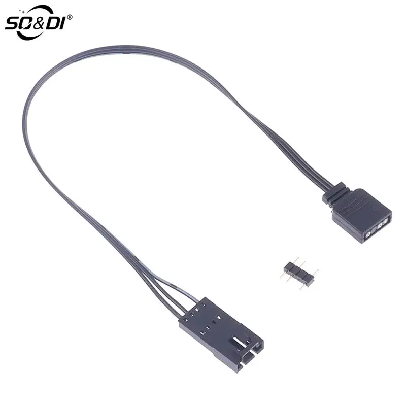 1 шт., 28-сантиметровый RGB-кабель, 3-контактный адаптер 5В, разъем для Corsair SP/HD/LL/ML/QL RGB для стандартного ARGB 1 шт., 28-сантиметровый RGB-кабель, 3-контактный адаптер 5В, разъем для Corsair SP/HD/LL/ML/QL RGB для стандартного ARGB