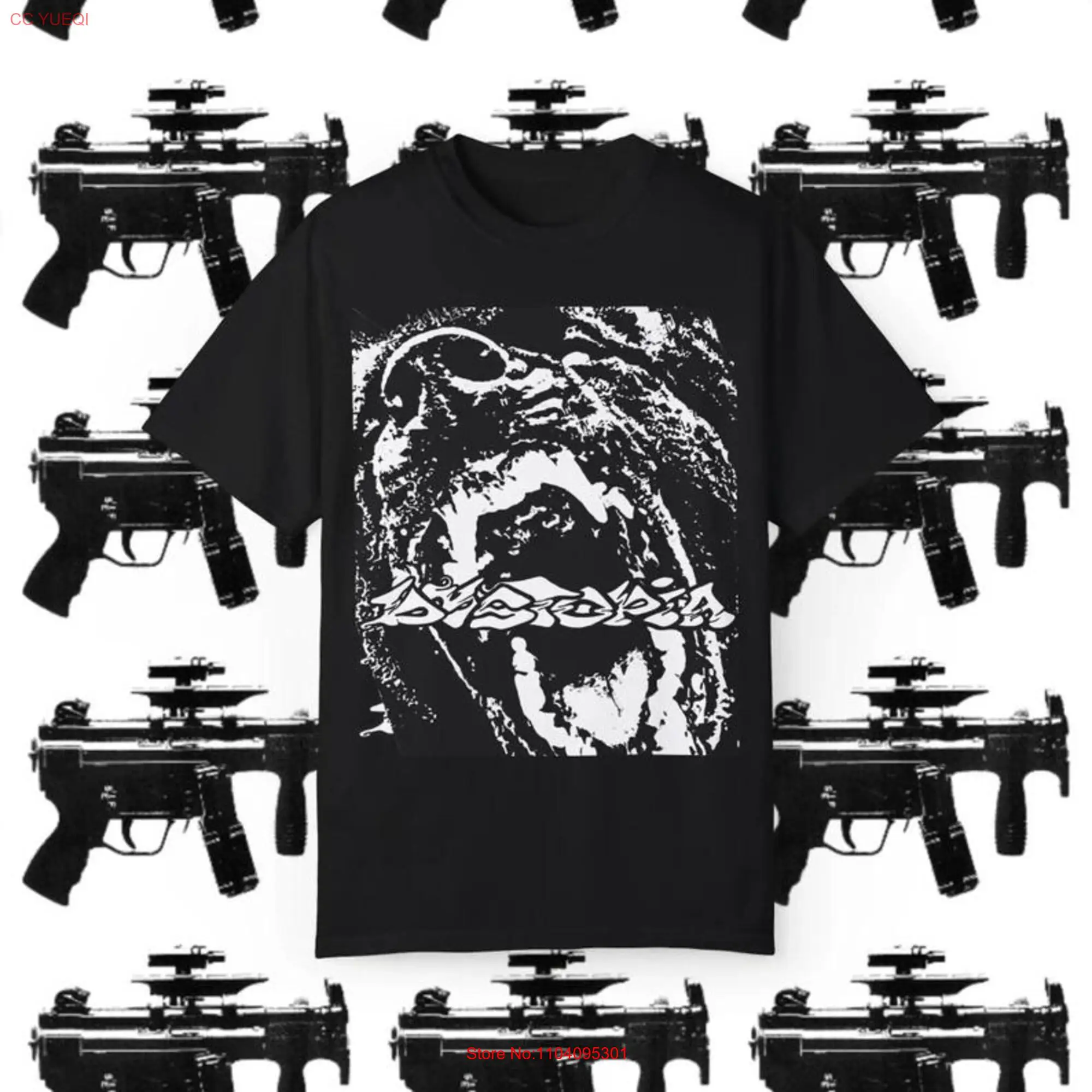 Двухсторонняя футболка с изображением дистопии винтажные горелки в стиле панк