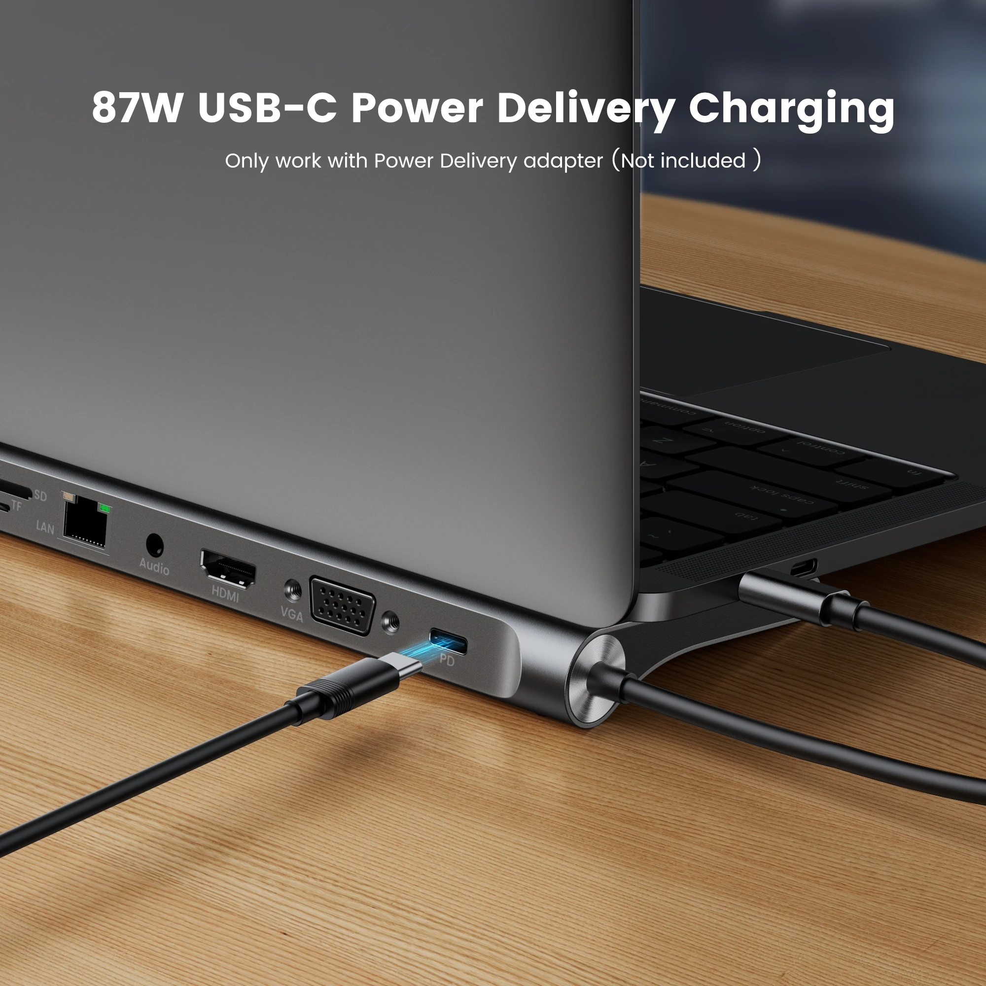 Док-станция Usb C Hub 3 0 Hdmi Usb-разветвитель с несколькими портами типа