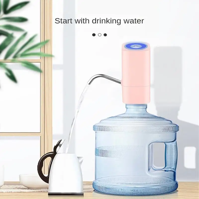 

New Wireless Portable Electric Water Press Barreled Water Pump Domestic Mineral Water USB Charging Intelligent Water Dispenser