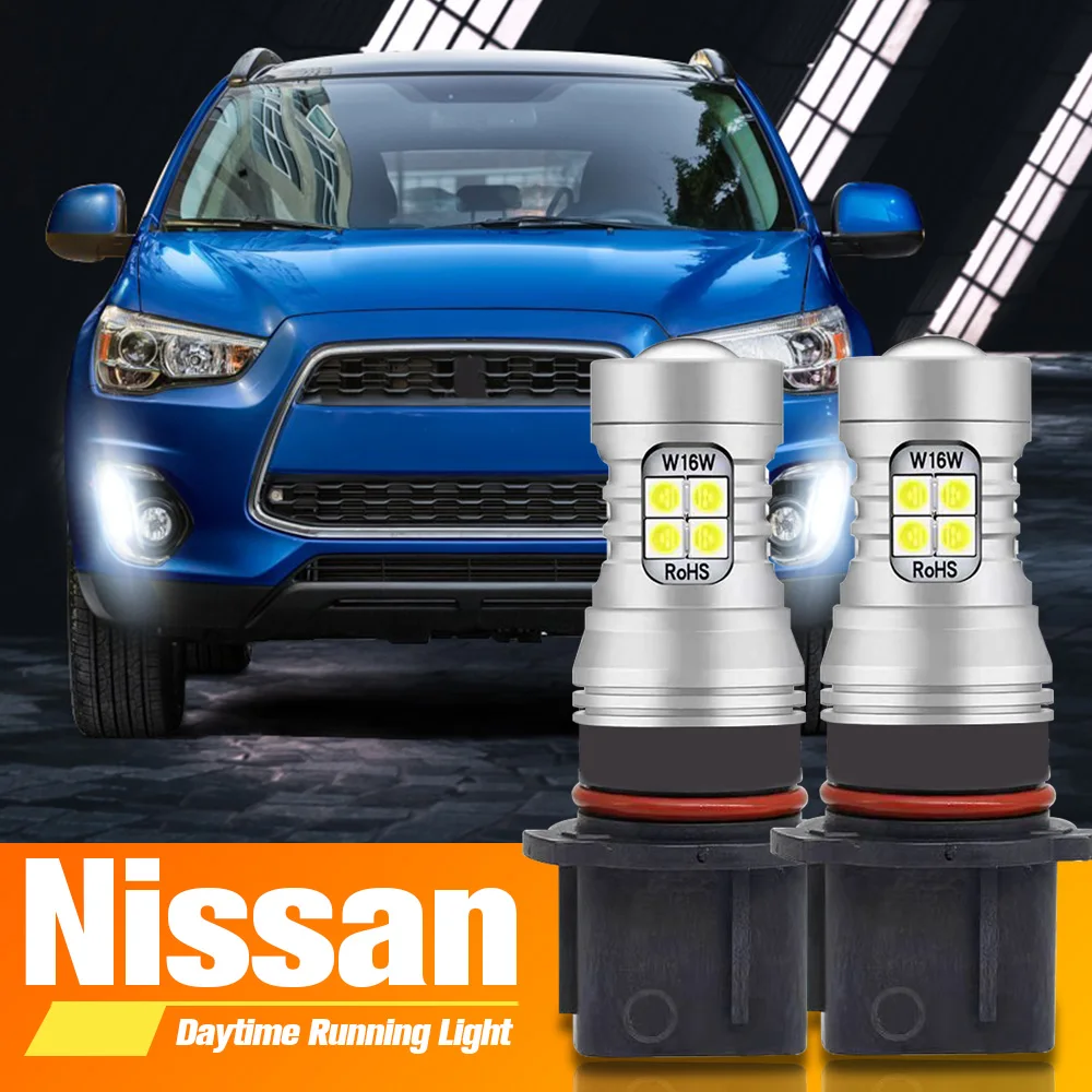 

2pcs LED Daytime Running Light Bulb Lamp DRL P13W Canbus No Error For Nissan Leaf ZE0 2010 2011 2012 2013 2014 2015 2016
