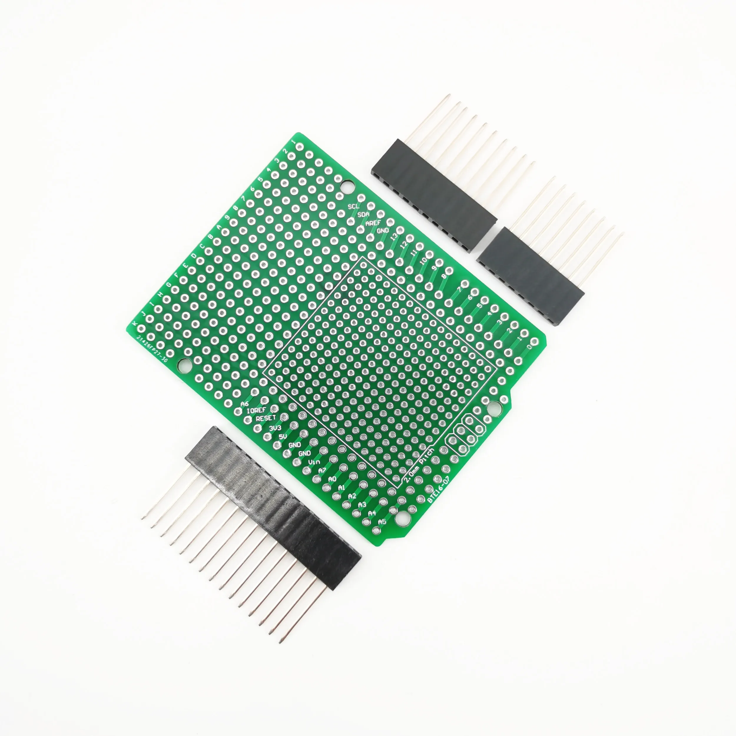 Защитная плата для ATMega328P UNO R3 2 мм + шаг 54