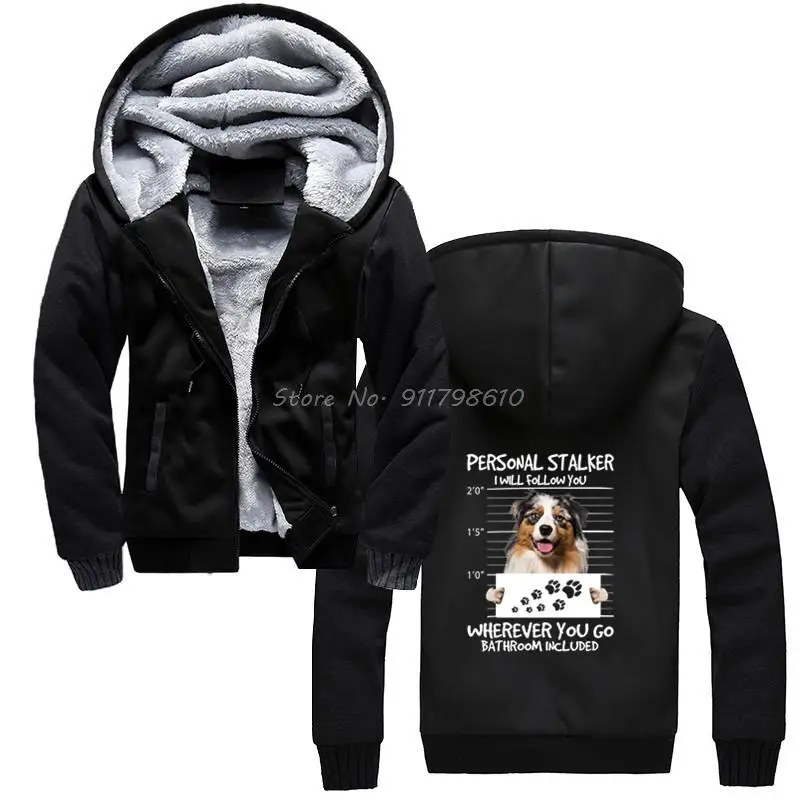 

Aussie Mom Australian Shepherd Gift Funny Dog Gift For Her Him Dad Mom Christma Hoodie Men Hooded Winter Thickening Keep Warm