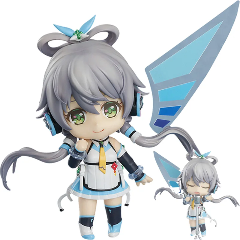 

100% оригинальная экшн-фигурка Good Smile Arts, Шанхай, нэндороид ГСК 1424, Luo Tianyi, кукла, Коллекционная модель, игрушка, 10 см