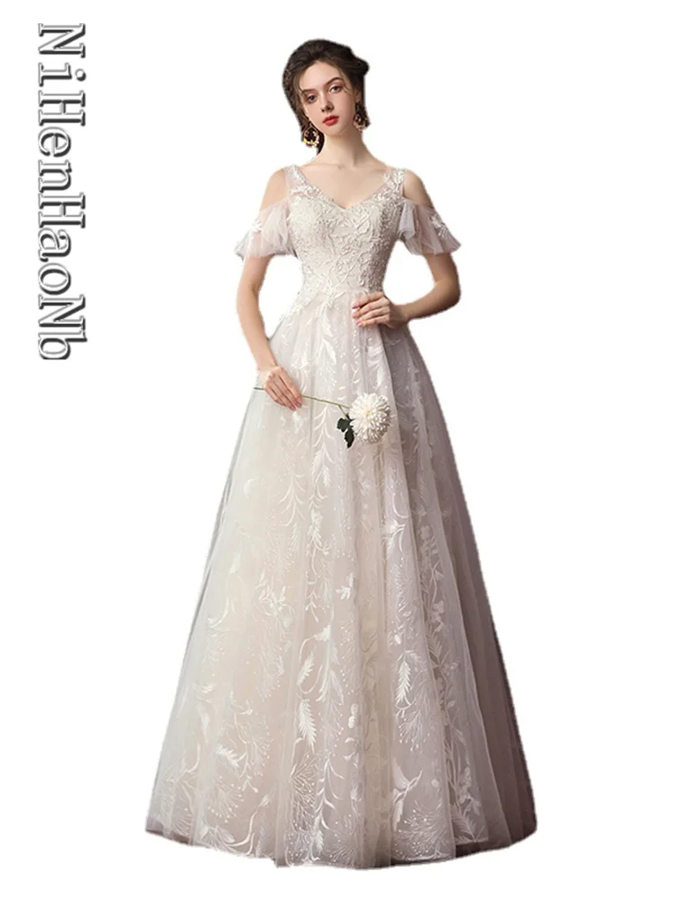 

New Arrive Appliques Lace Princess Ball Gown Wedding Dresses Gorgeous Robe Mariee Bridal Gowns