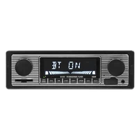 vintage car radio bluetooth compatibility wireless mp3 multimedia player fm stereo usb aux classic car stereo audio 12v hot