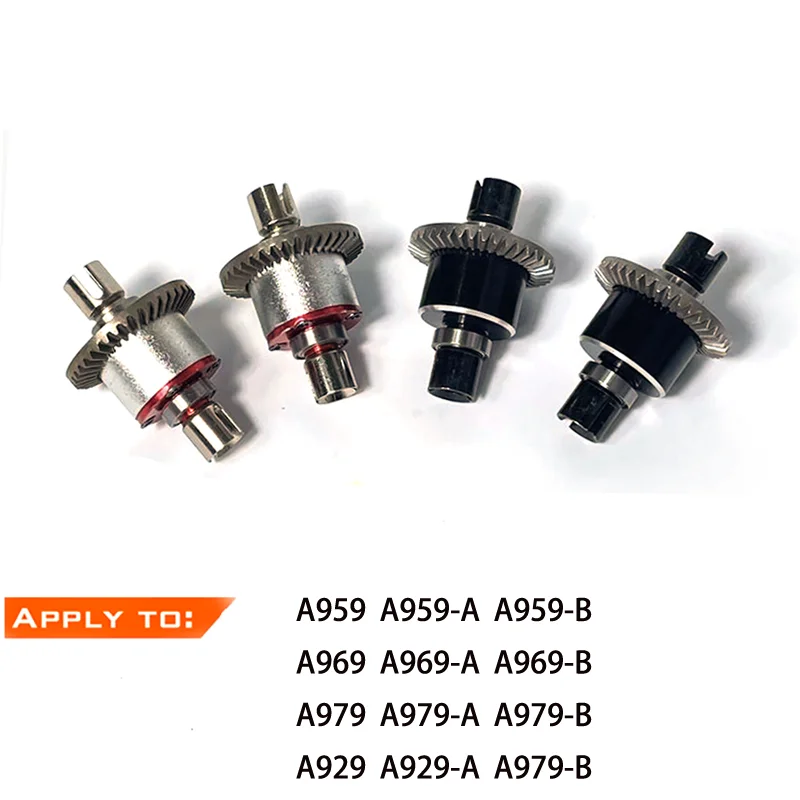 

For Wltoys A949 A959 A969 A979 A959-B A969-B A979-B RC Car Spare Parts Car Bottom Upgrade Metal Differential Gear