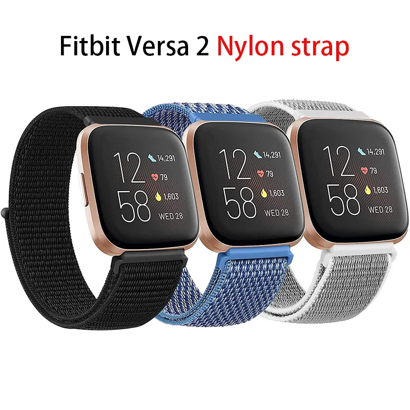 

Nylon Loop Strap for Fitbit Versa 2/Fitbit Libe band correa Smart watch replacment Watchband Bracelet correa Fitbit Versa 2 band