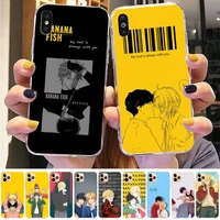 toplbpcs japanese anime banana fish phone case for iphone 11 12 13 mini pro xs max 8 7 6 6s plus x 5s se 2020 xr cover