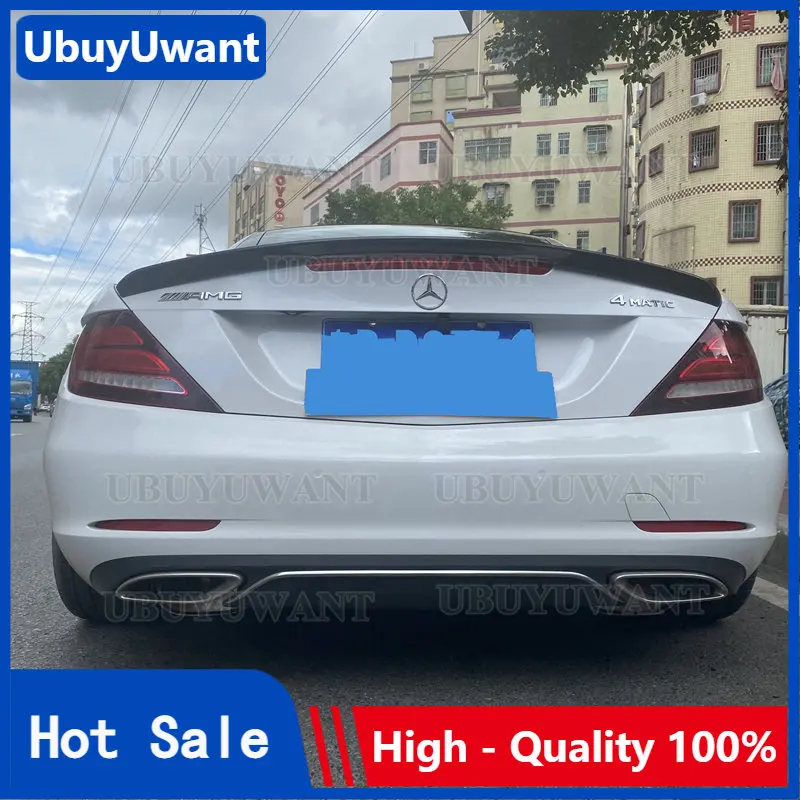 

Высококачественный задний спойлер для крыла автомобиля из углеродного волокна для Mercedes SLK class R172 SLK250 SLK200 SLK350 SLK55 2012 +