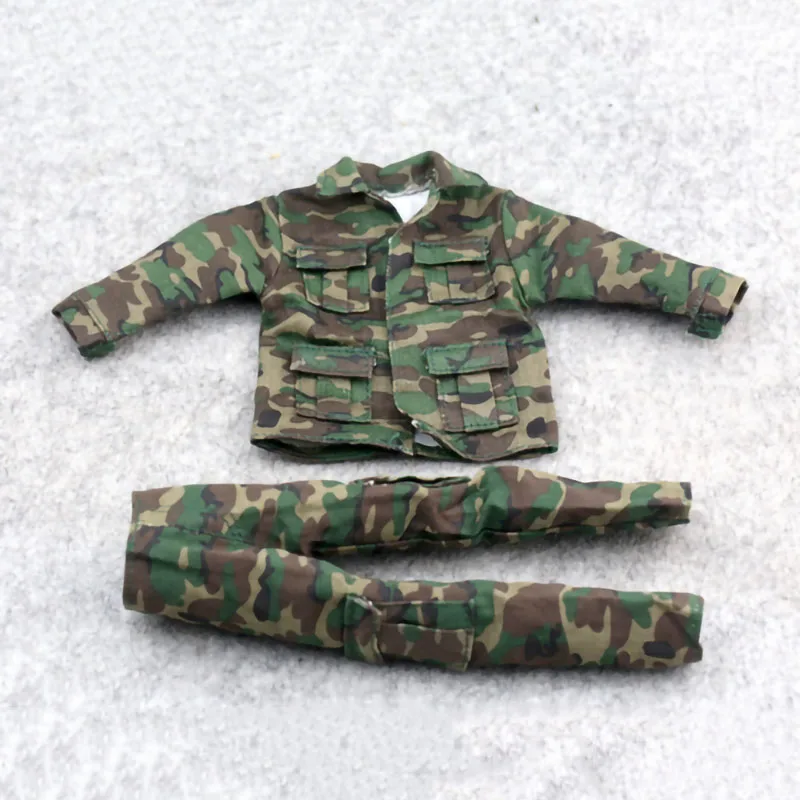 

1/6 Scale Soldiers Jungle Camouflage Combat Suit Uniform Model 12'' Action Figure Body Dolls Toys Fans Gift