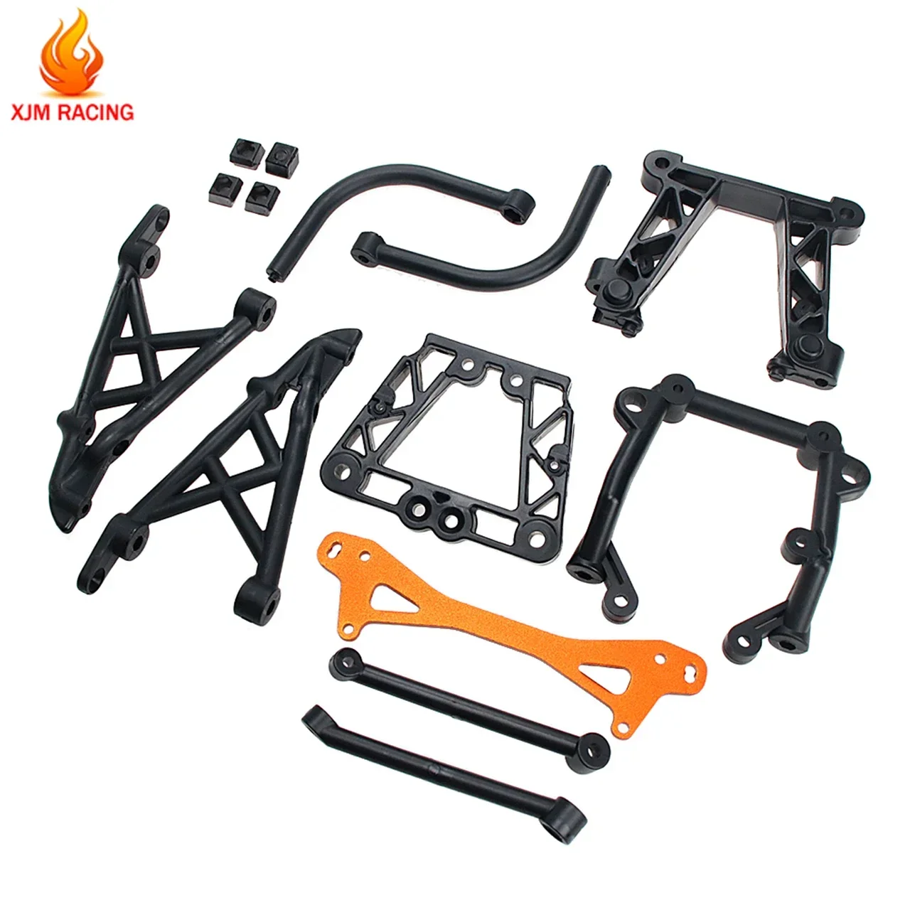 Пластиковая задняя перегородка крепежная пластина для 1/5 HPI ROFUN BAHA King Motor ROVAN BAJA 5B SS