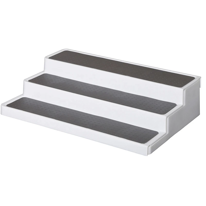 

Spice Rack Kitchen Storage Non Slip Seasoning Storage For Kitchen Pantry Bathroom Fridge Storage Stand-3 Tier