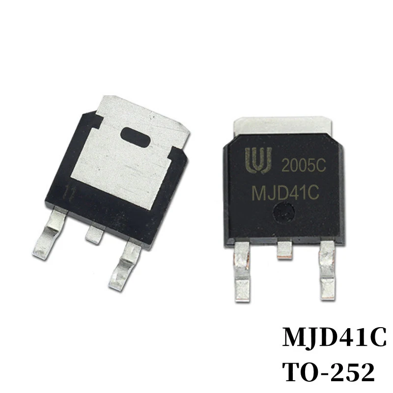 

30/100/300/1000/3000Pcs MJD41C MJD42C SMD Transistor 100V/4A TO-252 PNP/NPN Darlington Bipolar Amplifier Transistor