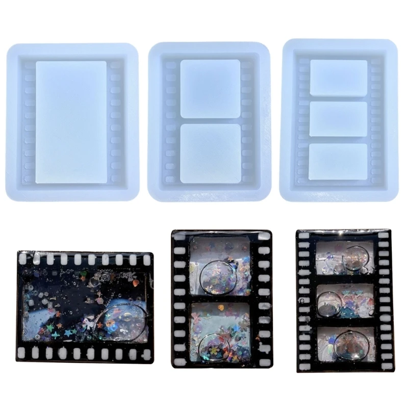 

Geometry Film Quicksand Photo Frame Epoxy Mold for DIY Craft Decorative Mould