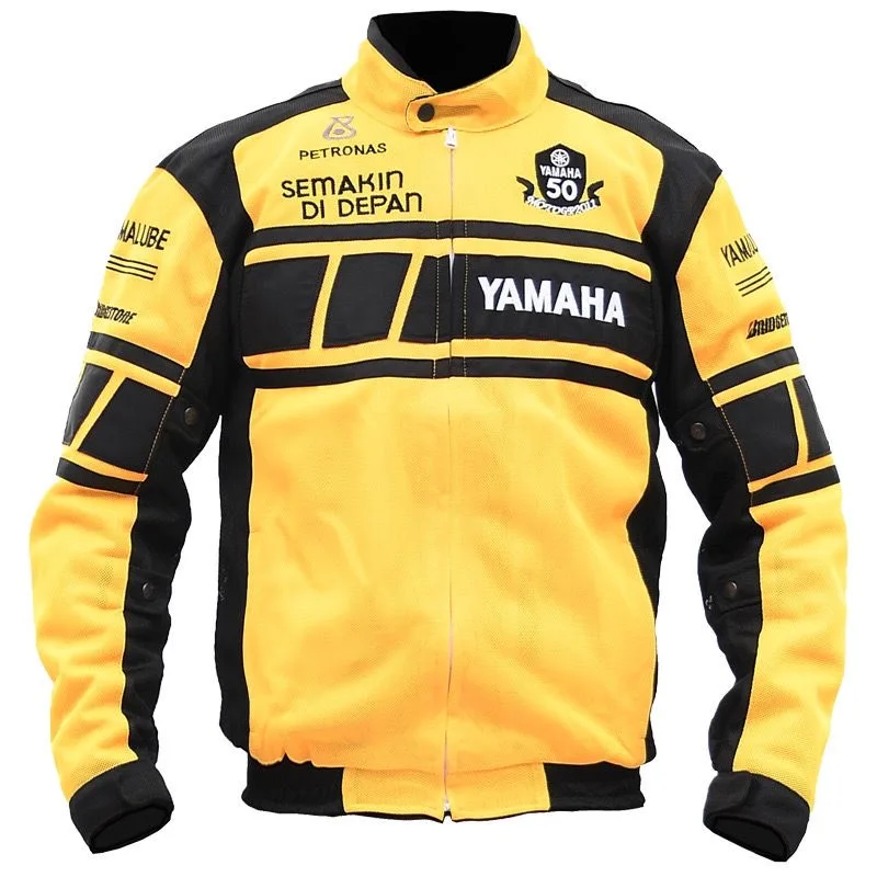 

2023 New all-match spring and autumn Yamahas motorcycle locomotive cool riding suit racing suit protective clothing anti-fall