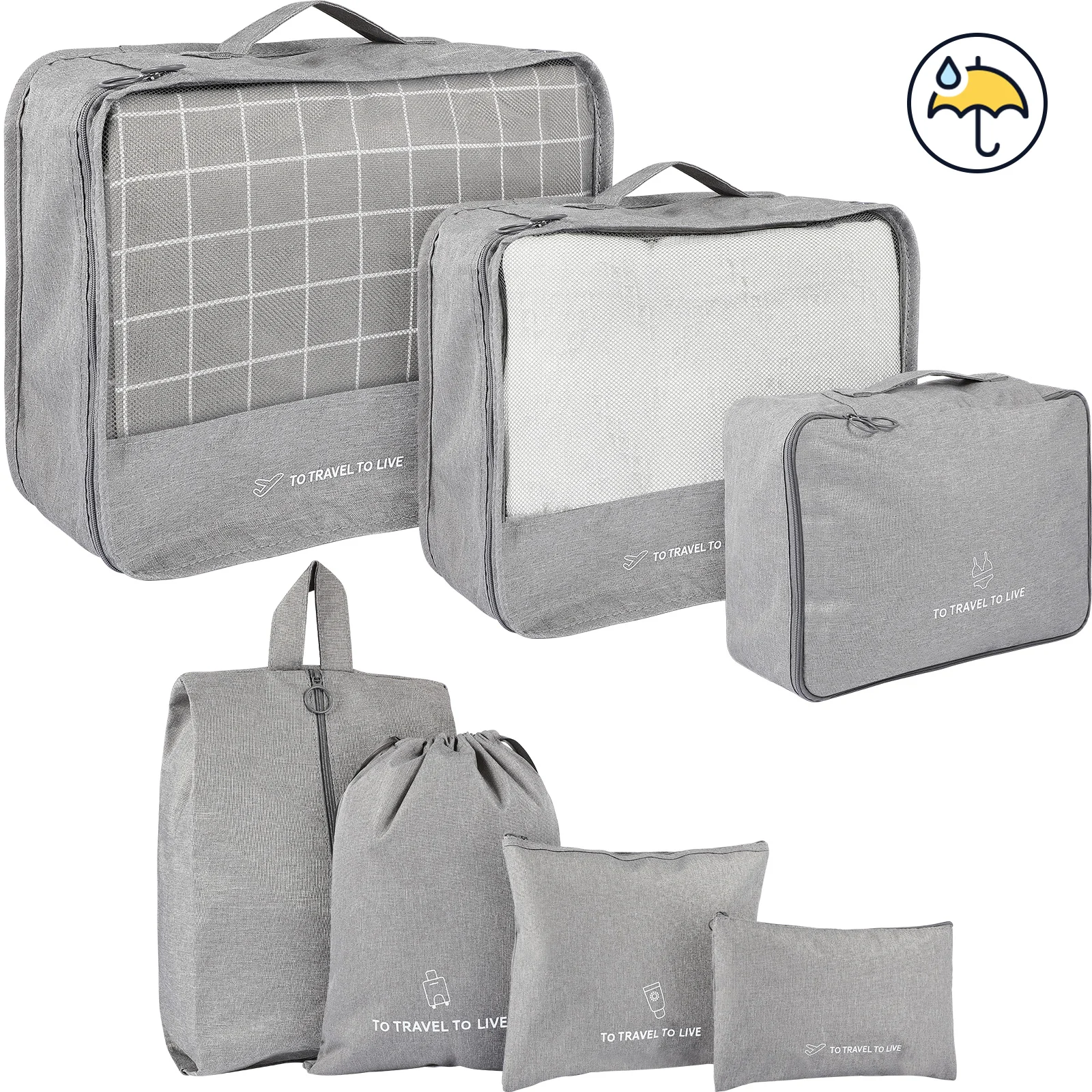 

Travel Accessories Bags Luggage Storage Laundry Home Packing Cubes Organizers Clothes