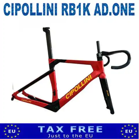 Новинка 2022, велосипедная Рама Cipollini RB1K AD. С желтым логотипом, карбоновый дорожный велосипед, дисковый тормоз, велосипедная Рама с рулем DPD/UPS