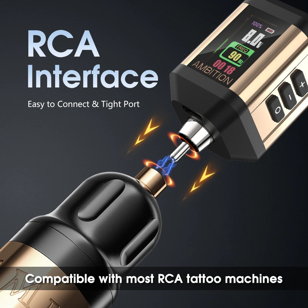 Аккумуляторная батарея для тату-машинки 2200 мАч 2 А RCA